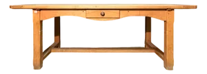 Valdostano Refectory Table in Maple, 1700