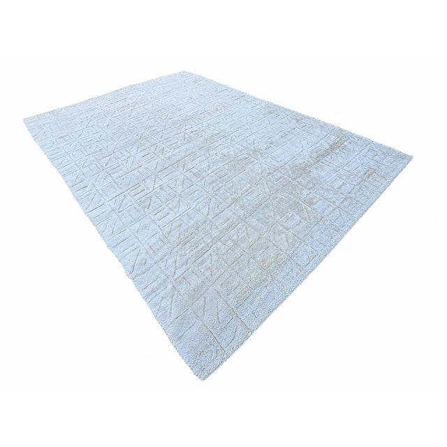 Ivory Rh Kinari Wool Rug – 10' × 14' Ivory | Wool | Hand-Knotted | For Sale - Image 8 of 18