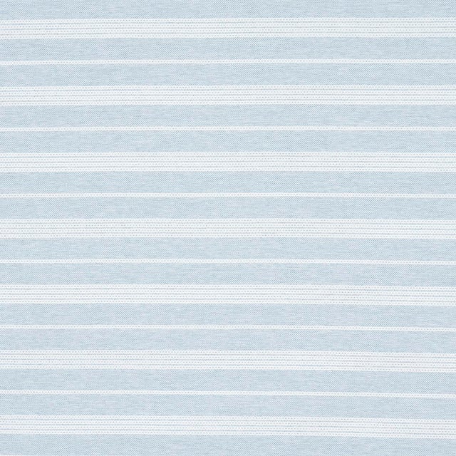 Contemporary Schumacher Serra Mesa Indoor/Outdoor Stripe Fabric In Chambray For Sale - Image 3 of 4
