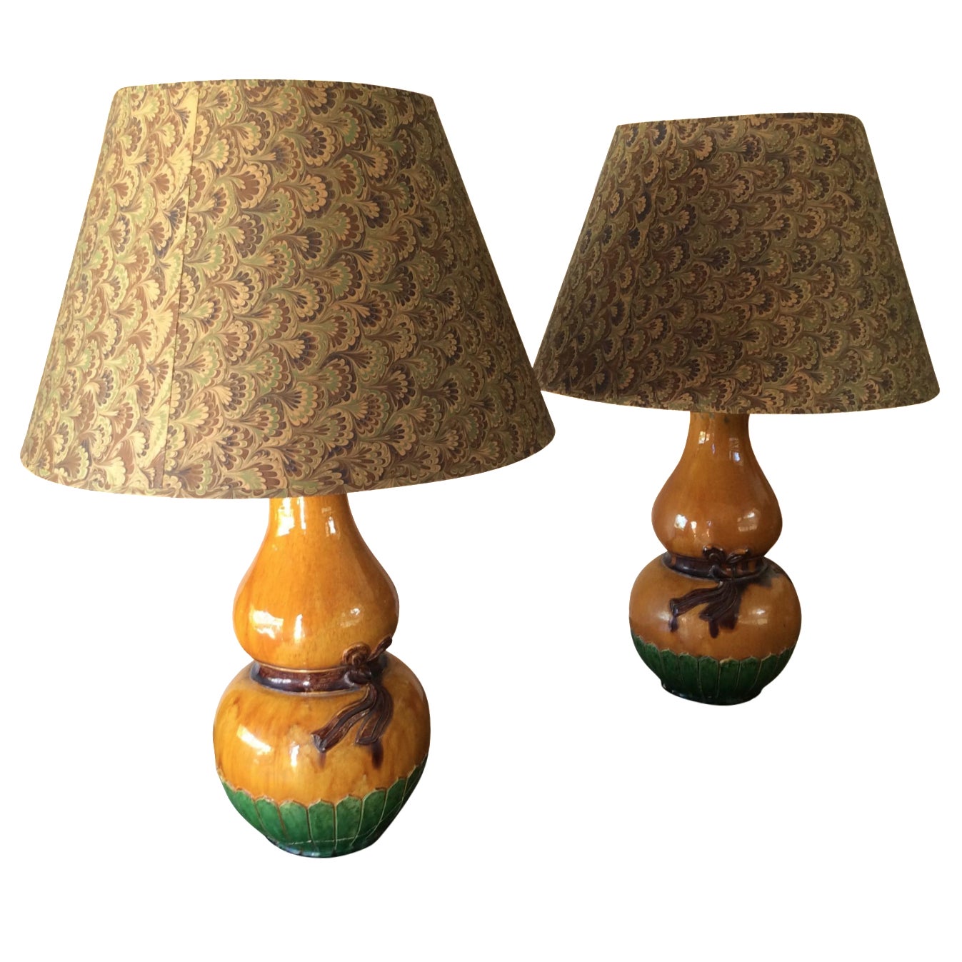 Antique Chinese Vase Lamps A Pair Chairish