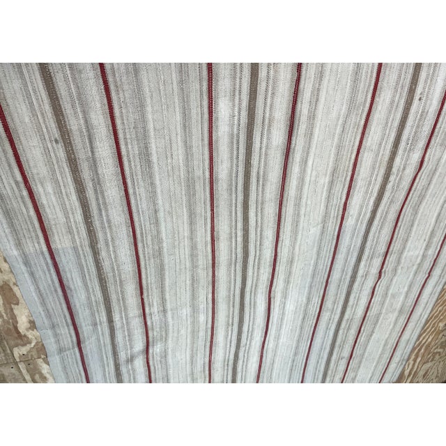 Tribal Vintage Mazandaran Kilim For Sale - Image 3 of 9