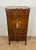 1930s French Louis XVI Style Burl Wood Secretary Chest with Marble Top, 1930s For Sale - Image 5 of 16
