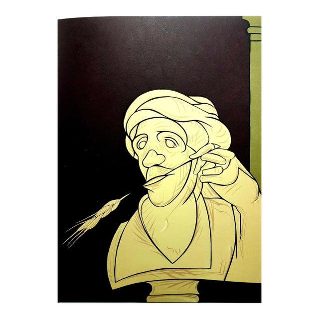 Valerio Adami - Original Lithograph 1976 For Sale