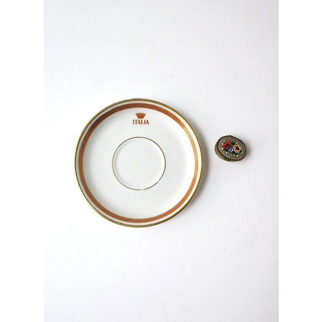 Mid 20th Century Italian Richard Ginori Porcelain Dish Italia For Sale - Image 5 of 8