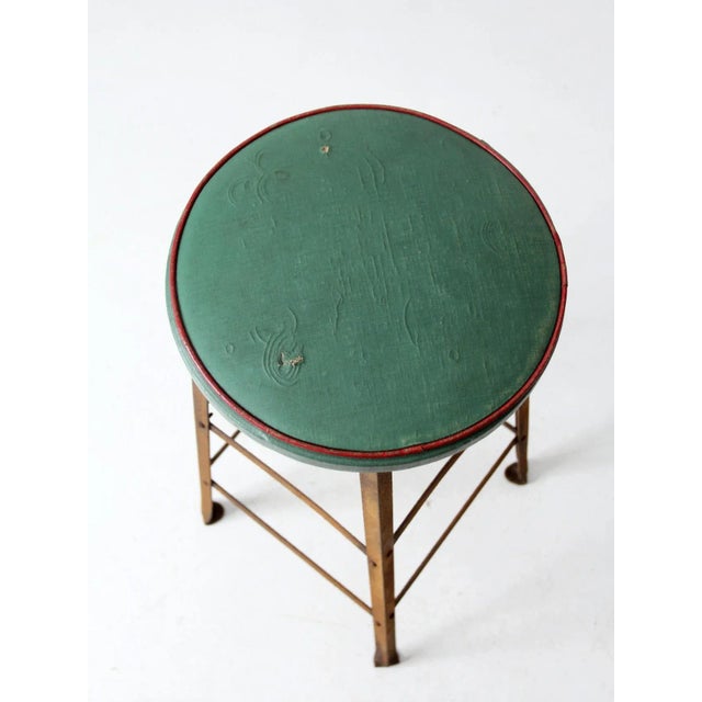 Mid 20th Century Vintage Industrial Stool For Sale - Image 5 of 11