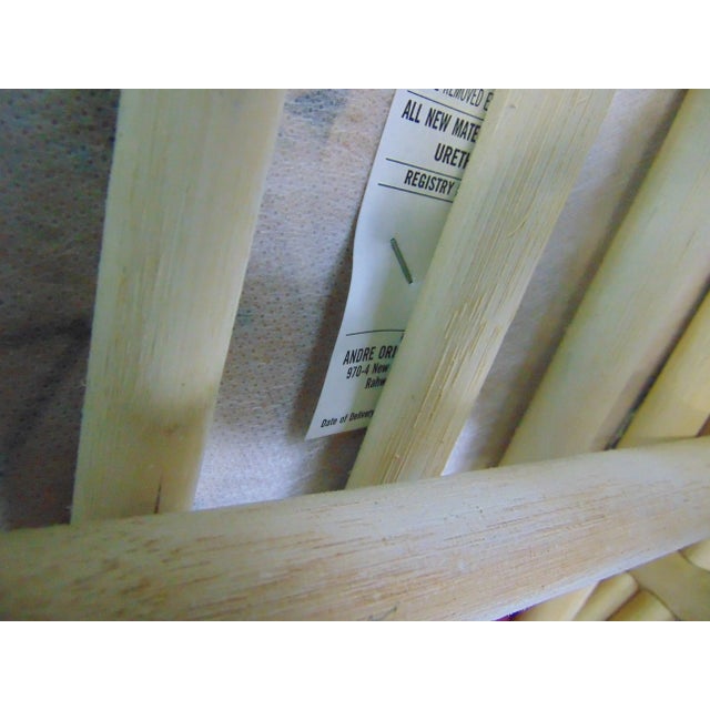 Brown Andre Originals Chinoiserie Style Rattan Chairs - a Pair For Sale - Image 8 of 9