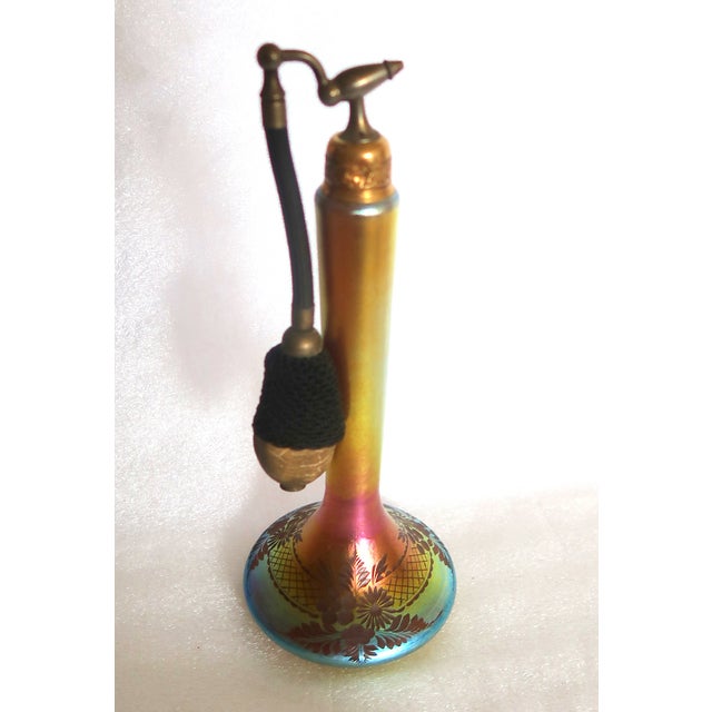 DeVilbiss Perfume Atomiser. Size: 8 3/4 inches tall. Marks: Acid etched DeVilbiss; MADE IN USA Circa 1910- 1930....