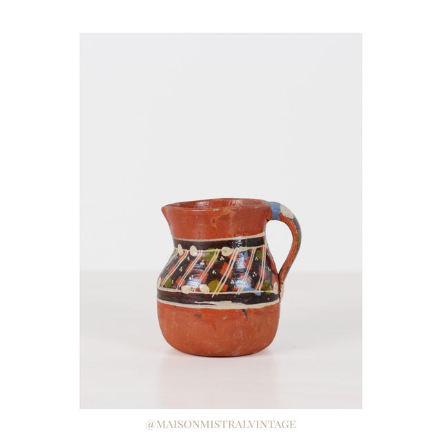 Mid-Century Mexican Redware Pitcher For Sale - Image 14 of 14