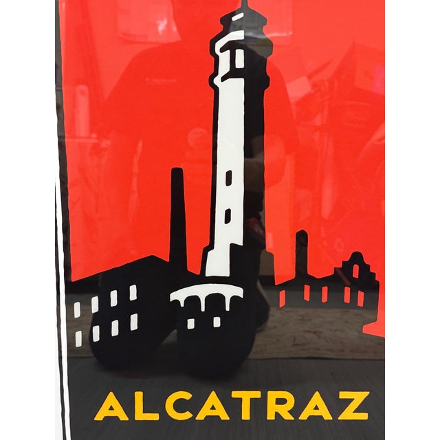 Red Alcatraz Golden Gate National Parks Framed Print For Sale - Image 8 of 12