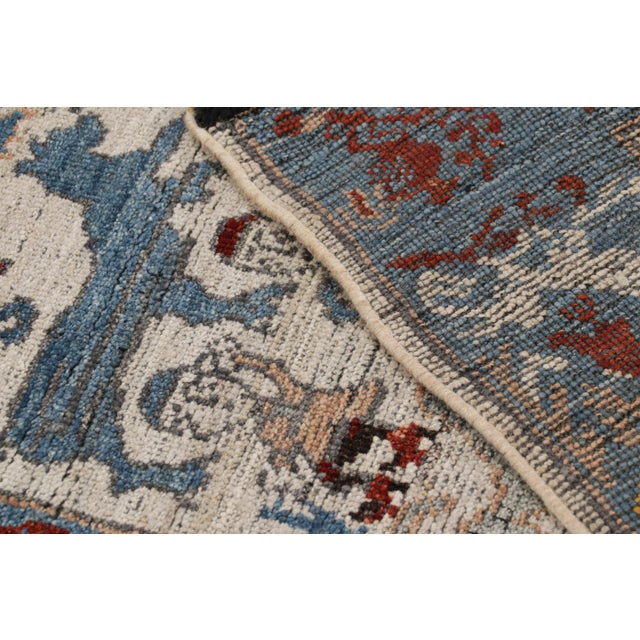Textile Rug & Kilim’s Modern Burano Rug With Colorful Horse and Rider Pictorials For Sale - Image 7 of 7