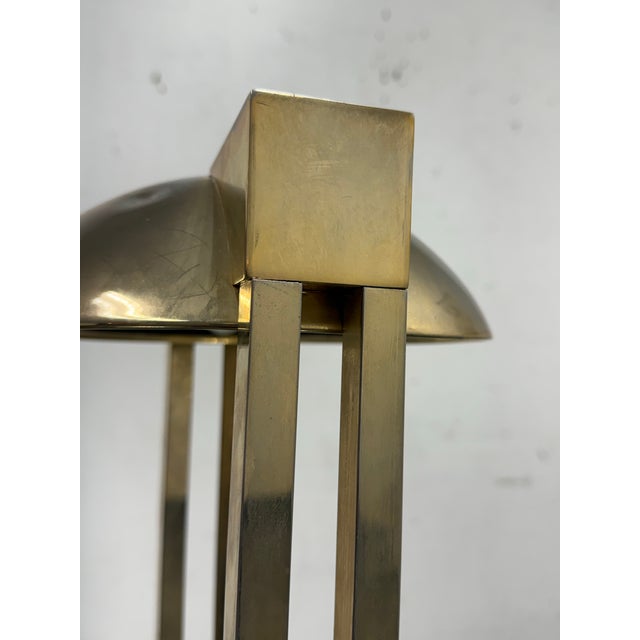 Relux Milano Chrome + Brass 1970's Table Lamps, Pair For Sale In San Francisco - Image 6 of 12