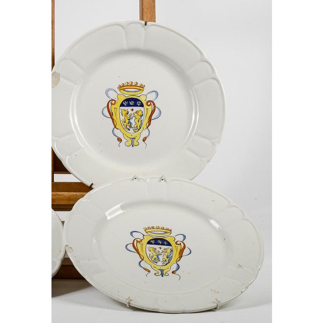 Set 4 decoration plates marked mancioli italy production of the mancioli manufacture of mentelupo florence . . -decorated...