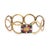 1920s Antique Convertible Ring to Bracelet Folding Book 14k Gold Enamel Diamond 6.75" For Sale - Image 5 of 9
