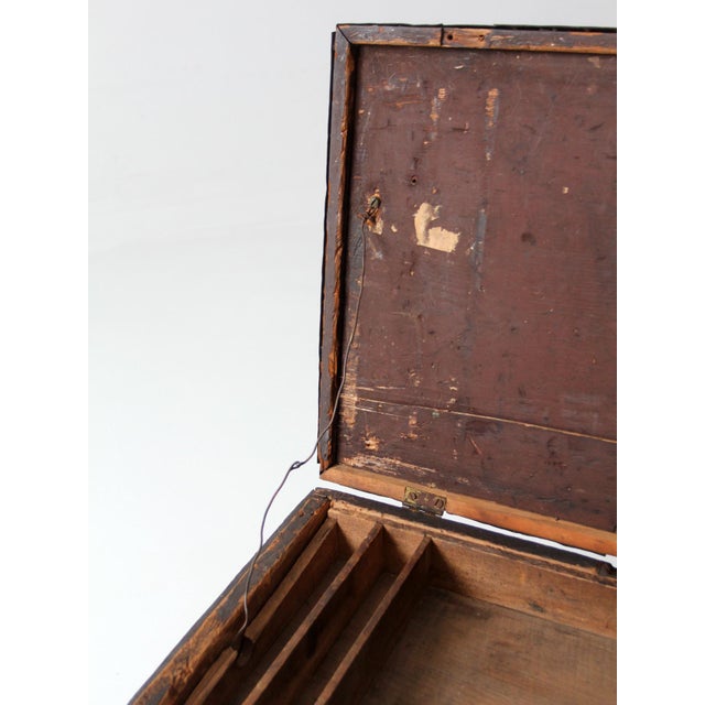 Antique Railroad Conductor Box For Sale - Image 15 of 18