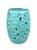The Aqua Garden Stool is a ceramic garden stool with a barrel form covered in a sculpted seashell and seahorse motif with...