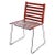 Metal Cognac Strap Chair by OxDenmarq For Sale - Image 7 of 7
