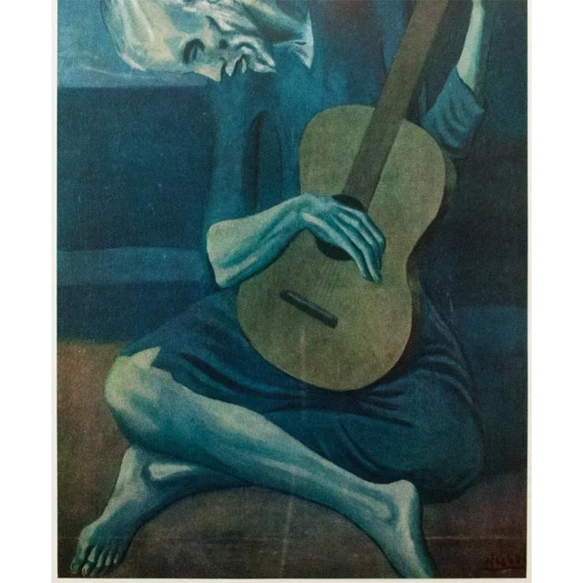 Pablo Picasso 1950s Picasso, Original "The Old Guitarist" Period Lithograph For Sale - Image 4 of 9