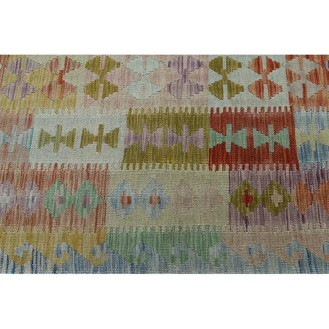 Traditional Handwoven Turkish Kilim Rug-8'3" X 11'9" For Sale In Dallas - Image 6 of 12