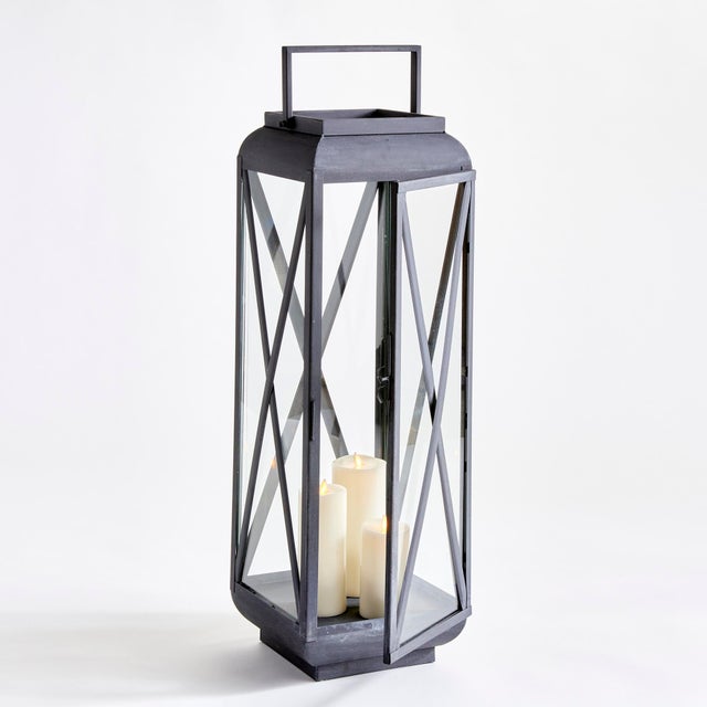 Contemporary Terrazza Outdoor Lantern Large For Sale - Image 3 of 7