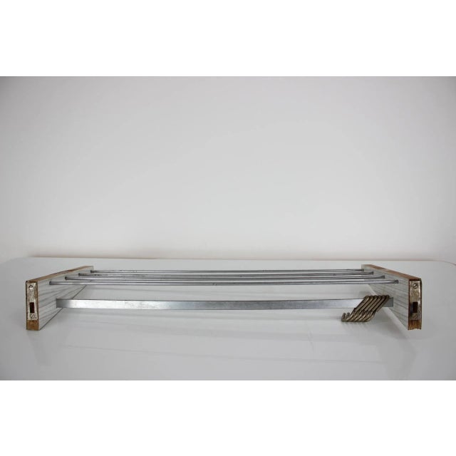 Metal Mid-Century Czechoslovakian Coat Hook, 1960s For Sale - Image 7 of 8