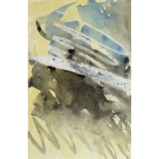 Eric Brault, French Abstract Watercolor For Sale
