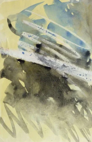 Eric Brault, French Abstract Watercolor