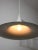 Metal Danish White Trumpet Pendant Lamp attributed to Claus Bonderup & Torsten Thorup For Sale - Image 7 of 11
