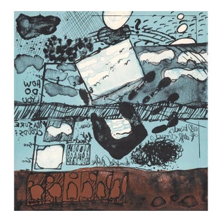 Elfi Schuselka Modern Color Lithograph For Sale