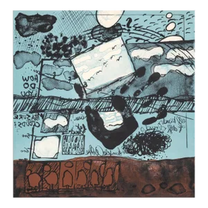 Elfi Schuselka Modern Color Lithograph