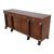 Kindel French Empire Flame Mahogany Sideboard For Sale