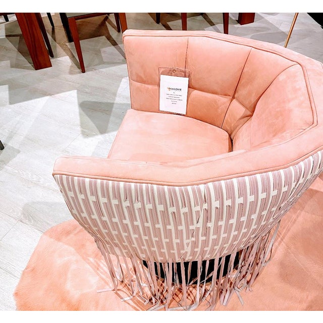 2020s Nathan Anthony Elan Fringe Swivel Chair by Tina Nicole Design For Sale - Image 5 of 12