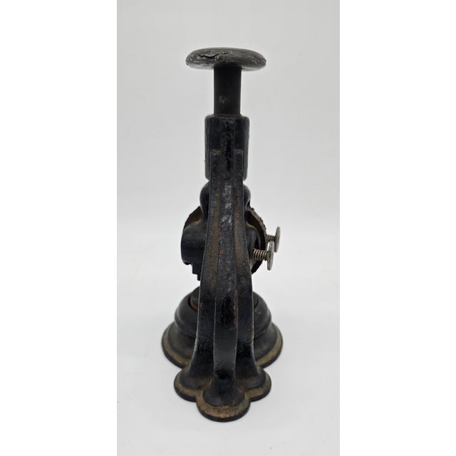 Traditional Antique Cast Iron Date Stamp Validator Machine 1941 - 1952 For Sale - Image 3 of 13