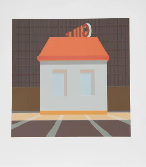 Saul Chase, Gulf Station, Serigraph