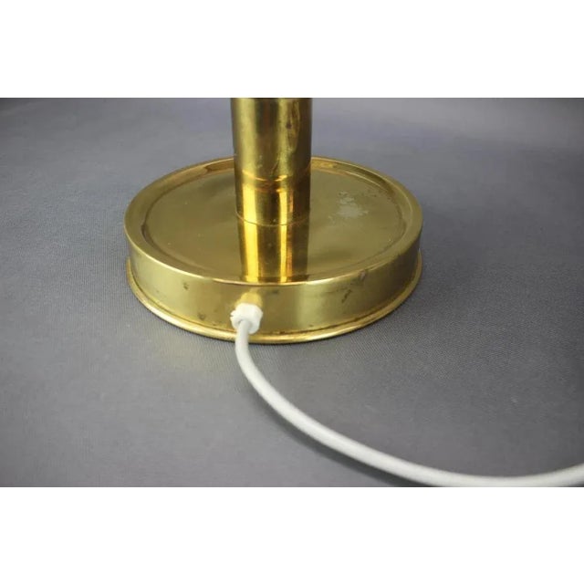 Metal Mid-Century Modern Brass Table Lamp, Germany, 1960s For Sale - Image 7 of 13