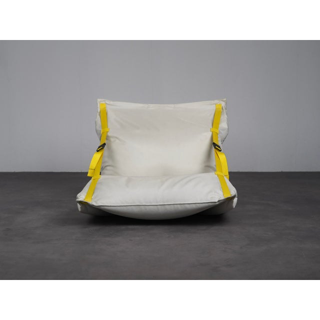 A striking airbag lounge chair, designed by finnish designers ilkka suppanen and pasi kolhonen for snowcrash in the 1990s....