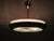 Bauhaus Vintage Bauhaus UFO Chrome and Glass Pendant Light, Czechoslovakia, 1930s For Sale - Image 3 of 14