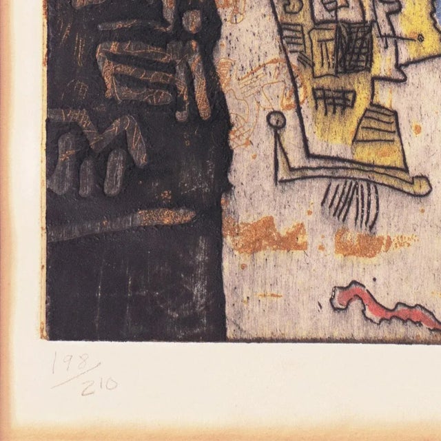 'Tribal Coast' by Ynez Johnston, 1964; New York, Museum of Modern Art, Guggenheim, Woman Artist, For Sale In Monterey, CA - Image 6 of 13