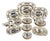Antique Victorian Dinner Service from Wedgwood, 1880, Set of 36 For Sale