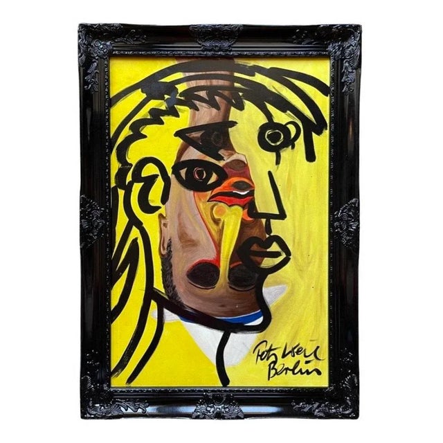Early 21st Century Abstract Portrait, Peter Keil, Berlin For Sale - Image 5 of 5
