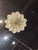 Murano Frost Glass Leaf Flush Mount Chandelier For Sale In Dallas - Image 6 of 7