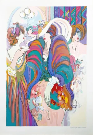 Late 20th Century "Reception, Isaac Maimon" Serigraph on Paper