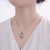 Blue Oval Sapphire, Diamond and South Sea Pearl Platinum Pendant Necklace - Fei Liu For Sale - Image 8 of 8