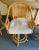 Mid 20th Century Vintage Mid-Century Modern Bamboo and Grasscloth Bar and 4 Bar Stools - Set of 6 For Sale - Image 9 of 12