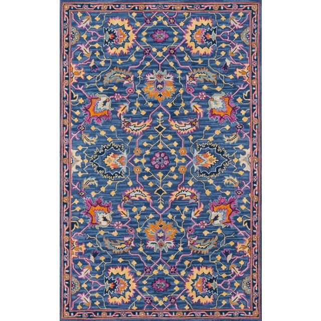 Blue Ibiza Blue Hand Tufted Area Rug 8' X 10' For Sale - Image 8 of 8