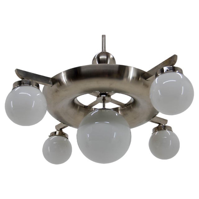 Functionalism Chandelier attributed to Ias, 1920s For Sale