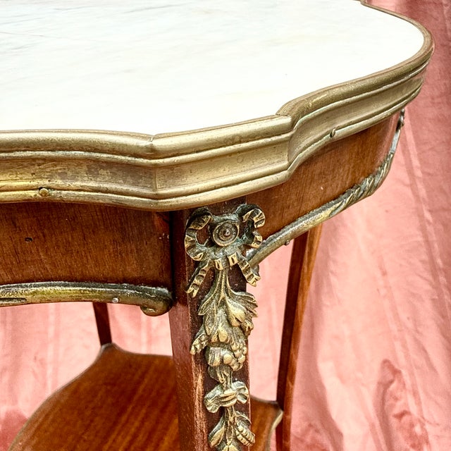 Antique Art Nouveau Side Table For Sale - Image 4 of 18