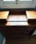 Here is a quality walnut dresser in the Victorian Eastlake style with teardrop wood and brass drawer pulls. This is an AI...
