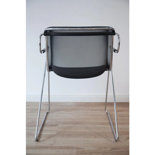 Wood Penelope Stacking Armchairs by Charles Pollock for Castelli, 1984, Set of 6 For Sale - Image 7 of 12