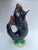 Rustic Antique Majolica Fish Gurgle Jug Pitcher For Sale - Image 3 of 9