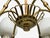 1960s Danish Modern, Chandelier, Brass, String, Glass For Sale - Image 9 of 13